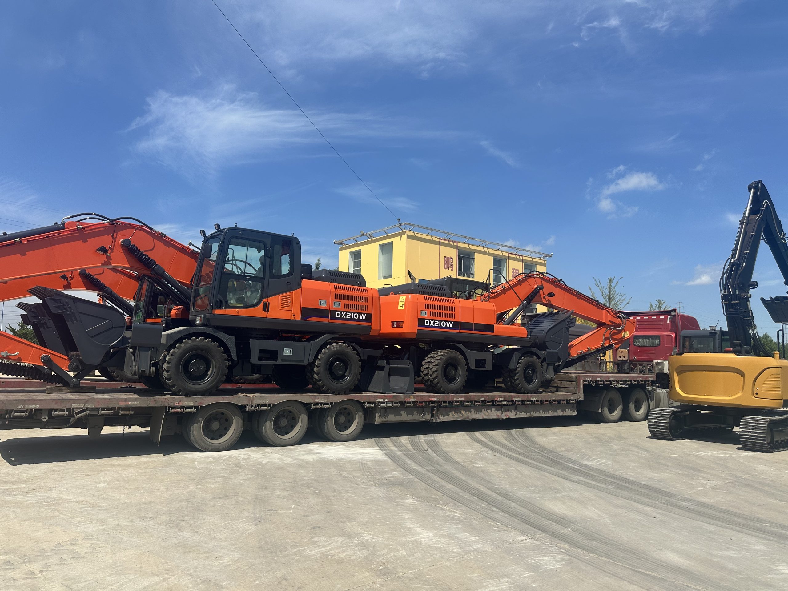 shl210 wheel excavator