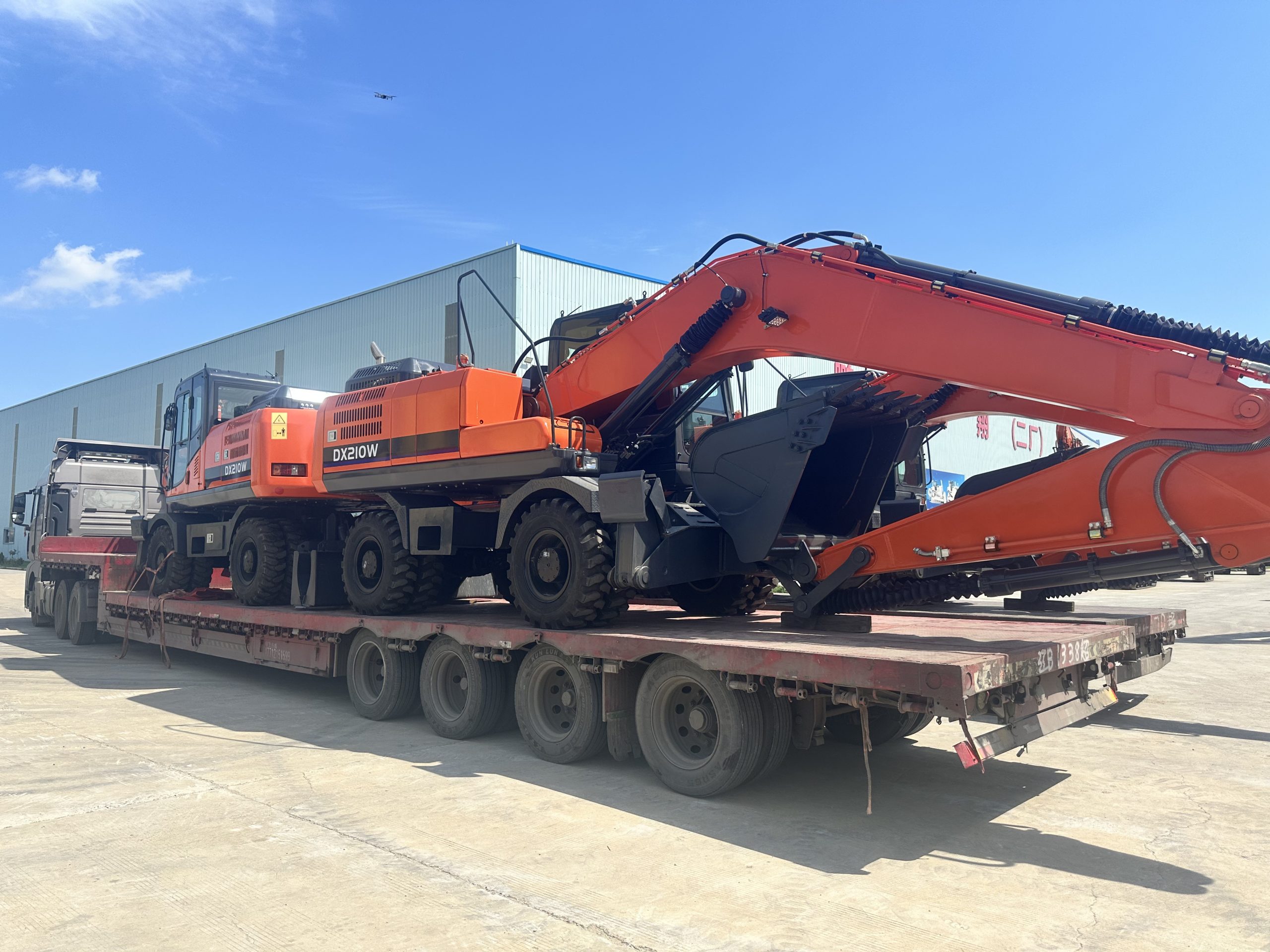 shl210 wheel excavator